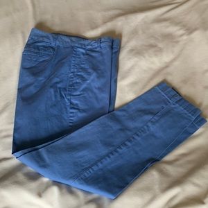 Talbots blue weekend chinos. Size 6